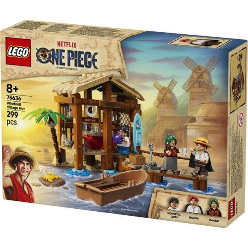 LEGO® ONE PIECE Kunyhó Szélmalomfaluban, építőkészlet 75636