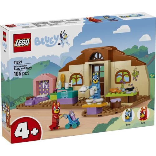 LEGO® Bluey: Rozsdás és Bluey a suliban 11221