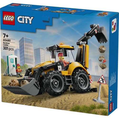 LEGO® City Great Vehicles Sárga árokásó-rakodó 60480