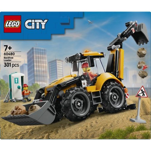 LEGO® City Great Vehicles Sárga árokásó-rakodó 60480