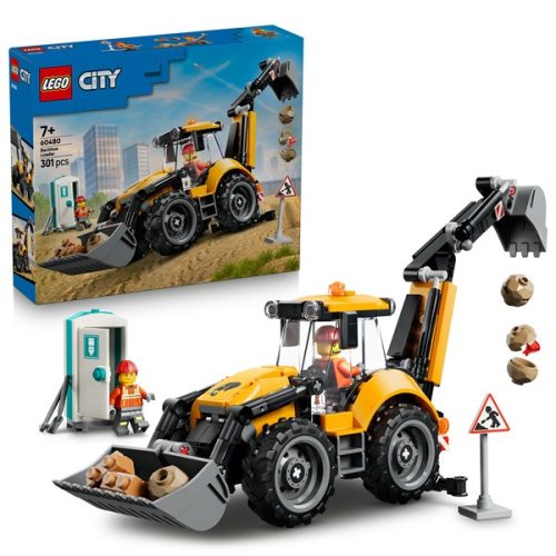 LEGO® City Great Vehicles Sárga árokásó-rakodó 60480