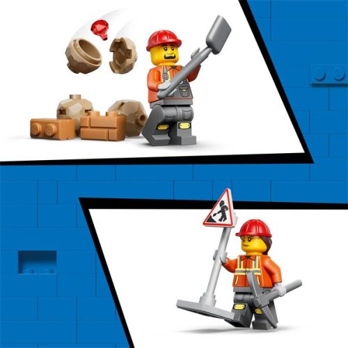 LEGO® City Great Vehicles Sárga árokásó-rakodó 60480