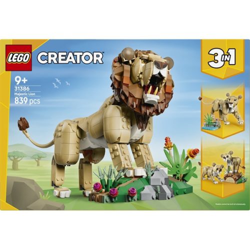 LEGO® Creator Vadállatok: Fenséges oroszlán 31386