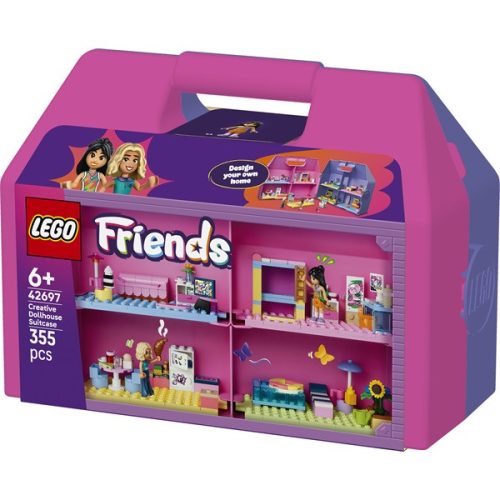 LEGO® Friends Kreatív, bőröndalakú babaház 42697