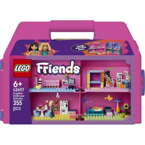 LEGO® Friends Kreatív, bőröndalakú babaház 42697
