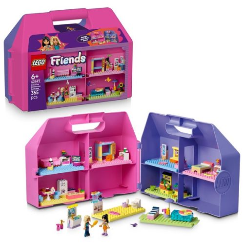 LEGO® Friends Kreatív, bőröndalakú babaház 42697