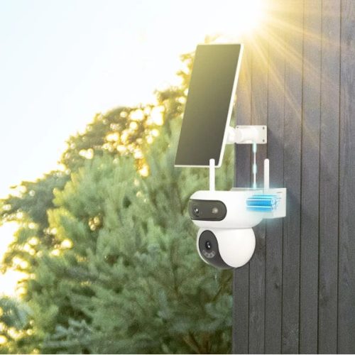 EZVIZ CS-HB90 + 8W SP/CS-HB90/SP (4MP+4MP) akkumulátoros okos biztonsági kamera, napelem, kétirányú beszéd, éjjellátó