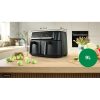 BOSCH MAFD440B7 Serie 4 Két fiókos Forrólevegős sütő, 4,5L, 2500W, Fekete