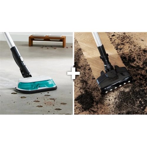 BOSCH BCS712HYG5 Unlimited 7 ProHygienic Aqua Vezeték nélküli porszívó és felmosó, Fehér