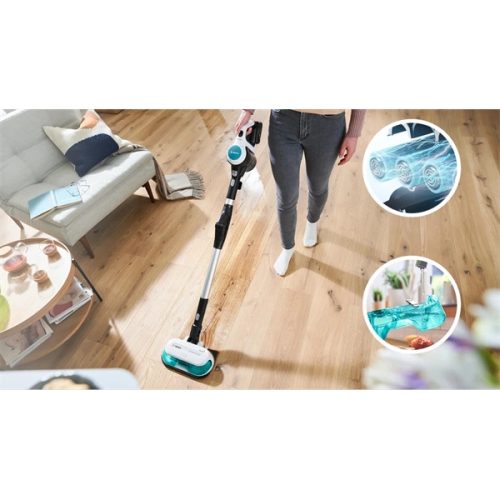 BOSCH BCS712HYG5 Unlimited 7 ProHygienic Aqua Vezeték nélküli porszívó és felmosó, Fehér