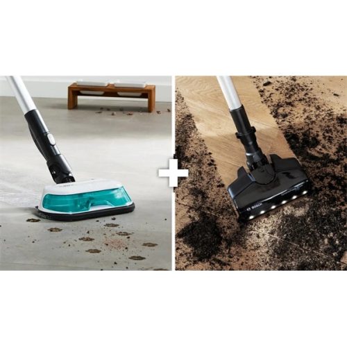 BOSCH BCS71HYG3 Unlimited 7 ProHygienic Aqua Vezeték nélküli porszívó és felmosó, Fehér