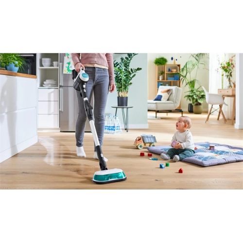 BOSCH BCS71HYG3 Unlimited 7 ProHygienic Aqua Vezeték nélküli porszívó és felmosó, Fehér