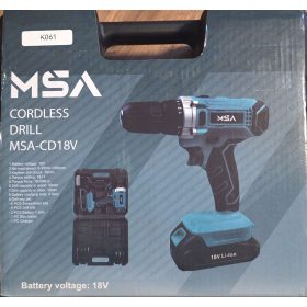   Bontott MSA csavarbehajtó készlet MSA-CD18V / 12 hó jótállás
