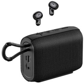   Remax RB-M 17 bluetooth hangszóró és bluetooth headset fekete