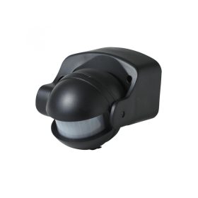 GAO 0687H kültéri PIR mozgásérzékelő, max. 1000 W, 12 m érzékelés, IP44, fekete   GAO 0687H kültéri PIR mozgásérzékelő, max. 1000 W, 12 m érzékelés, IP44, fekete