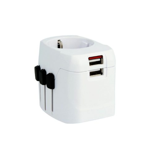 SKROSS 1.103145 PRO utazó adapter, max. 1575 W, 6,3 A, földelt