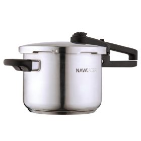   Nava 10-266-013 Acer rozsdamentes acél kukta, 6 liter, biztonsági szelep
