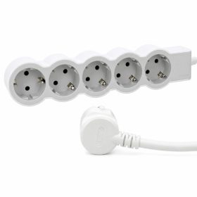   Legrand 694555 Elosztósor Standard 5x2P+F, 1,5 m vezetékkel, fehér-szürke