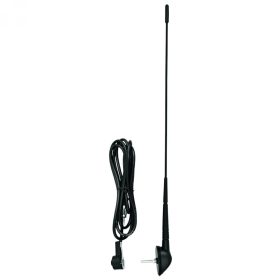 SAL 90557 autóantenna tetőre, M5 csavar, DIN csatlakozó, 440 mm, 0-45°, gumi burkolat   SAL 90557 autóantenna tetőre, M5 csavar, DIN csatlakozó, 440 mm, 0-45°, gumi burkolat