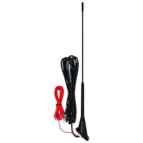 SAL 93220 autóantenna erősítővel, tetőre, VW Golf, M5 csavar, DIN csatlakozó, 400 mm, 52°, gumi burkolat   SAL 93220 autóantenna erősítővel, tetőre, VW Golf, M5 csavar, DIN csatlakozó, 400 mm, 52°, gumi burkolat