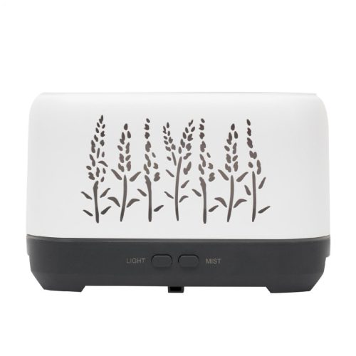 Home AD 200F aromadiffúzor lángeffekttel, ultrahangos hidegpárásító, 200 ml kapacitás, tartozék hálózati adapter