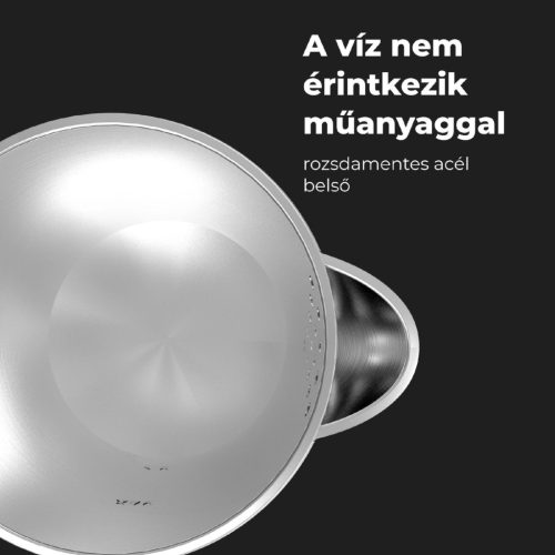 AENO AEK0002 EK2 vízforraló, 2200 W, 1.5 liter kapacitás, dupla falú, LED kijelzés, fehér