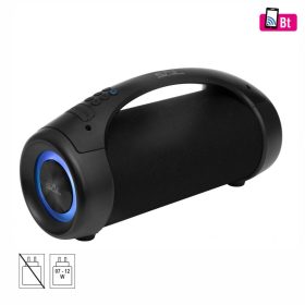 SAL BT 5000 hordozható bluetooth kihangosító, 2 x 25 W, sztereó boombox, FM rádió, USB, microSD, beépített mikrofon, RGB LED, ~30 óra üzemidő   SAL BT 5000 hordozható bluetooth kihangosító, 2 x 25 W, sztereó boombox, FM rádió, USB, microSD, beépített mikrofon, RGB LED, ~30 óra üzemidő