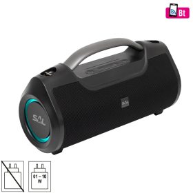 SAL BT 7000 BoomBox, bluetooth kihangosító, 2 x 30 W, BT TWS, 3.5mm AUX, USB, EQ, LED effektek, telefontöltés, USB-C és AUX kábel, vízálló   SAL BT 7000 BoomBox, bluetooth kihangosító, 2 x 30 W, BT TWS, 3.5mm AUX, USB, EQ, LED effektek, telefontöltés, USB-C és AUX kábel, vízálló