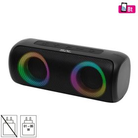 SAL BT2000 boombox, 2x10W, MP3 zenelejátszó, Bluetooth, mélysugárzó, basszus, RGB LED fényjáték, beépített akkumulátor, IPX5   SAL BT2000 boombox, 2x10W, MP3 zenelejátszó, Bluetooth, mélysugárzó, basszus, RGB LED fényjáték, beépített akkumulátor, IPX5