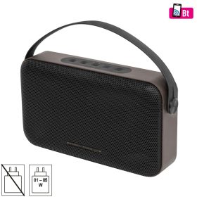   SAL BT4000 vezeték nélküli hangszóró, 2 x 8 W, Bass-reflex, AUX, beépített mikrofon, Soft Touch gombok,~18 h üzemidő, tartozék USB-C kábel
