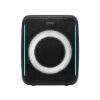 SAL BTCUBE hordozható Boombox, vezeték nélküli hangszóró, 70 watt, 3 hangszóró, Bluetooth TWS, IPX4, beépített akkumulátor