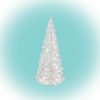 Home CDM 12 LED-es fenyőfa asztali dísz, 12cm, 3D akril dekoráció