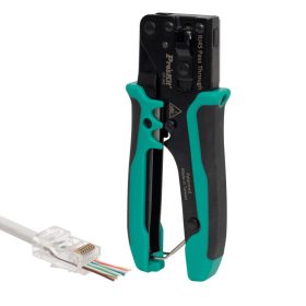 Pro'skit CP-342 UTP-RJ45-8P8C gyorskrimpelő fogó, nyitott végű dugókhoz, biztonsági zár, gyors   Pro'skit CP-342 UTP-RJ45-8P8C gyorskrimpelő fogó, nyitott végű dugókhoz, biztonsági zár, gyors