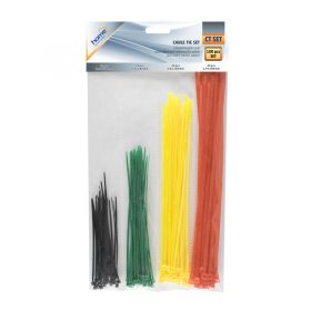 Home CT SET kábelkötegelő szett, 4 szín, 4 méret, 1,9 x 100 mm, 2,0 x 150 mm, 2,5 x 200 mm, 3,6 x 250 mm, 100 db   Home CT SET kábelkötegelő szett, 4 szín, 4 méret, 1,9 x 100 mm, 2,0 x 150 mm, 2,5 x 200 mm, 3,6 x 250 mm, 100 db