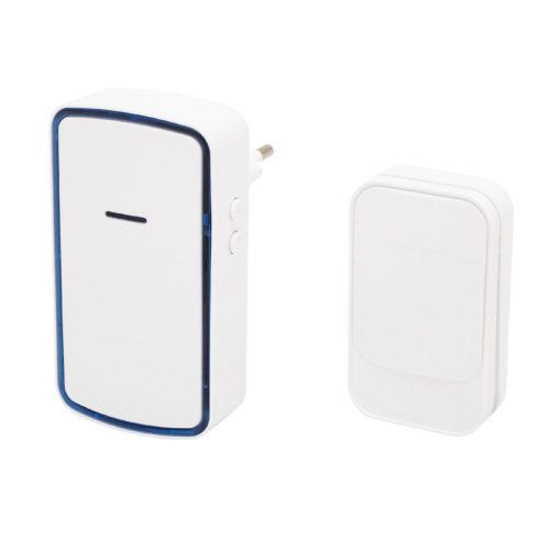 HOME DBK1002AC vezeték nélküli csengő, 100m hatótáv, 38 dallam, fényjelzés, IP68, szabályozható hangerő, fényjelzés