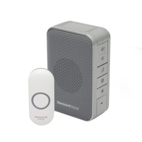 Honeywell Home DC313NG vezeték nélküli csengő, max. 150 m hatótáv, 6 dallam, LED jelzőfény, elemes tápellátás   Honeywell Home DC313NG vezeték nélküli csengő, max. 150 m hatótáv, 6 dallam, LED jelzőfény, elemes tápellátás