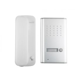 Home DP 02 vezetékes kaputelefon szett, kétvezetékes rendszer, kiváló hangátvitel, falba süllyeszthető fém külső egység, kapunyitó elektronika   Home DP 02 vezetékes kaputelefon szett, kétvezetékes rendszer, kiváló hangátvitel, falba süllyeszthető fém külső egység, kapunyitó elektronika