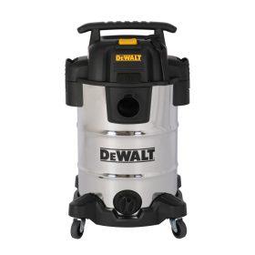   DeWALT DXV30SAPTA száraz-nedves porszívó, rozsdamentes váz, készülékcsatlakozóval, 30 liter, 15 Kpa, 37,8 l/s, 8 tartozék, 1050 W