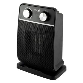   Home FK 29 álló elektromos kerámia fűtőtest, 900W/1800W, oszcillálás,  mechanikus termosztát, fekete