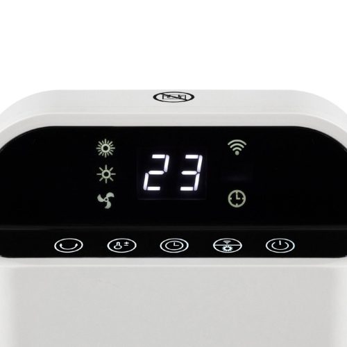 Home FK 53 álló elektromos smart kerámia fűtőtest, 1000W/2000W, oszcillálás, távirányító, fehér