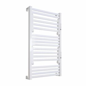   HOME FKTW345W fali elektromos törölközőszárító, 345 W, visszajelző LED, 4 program, IPX1, 2 zónás vezérlés, fehér színű