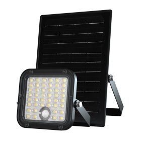   Home FLP1500SOLAR szolár paneles LED reflektor, PIR mozgásérzékelő, 1500 lumen, 88 db SMD LED, 2 üzemmód, IP65