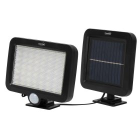 Home FLP250SOLAR napelemes LED reflektor, 250 lm, PIR mozgásérzékelő, 120° 5m, 56 db hidegfehér SMD LED, energiatakarékos, műanyag, IP44   Home FLP250SOLAR napelemes LED reflektor, 250 lm, PIR mozgásérzékelő, 120° 5m, 56 db hidegfehér SMD LED, energiatakarékos, műanyag, IP44