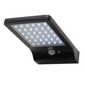 Home FLP300SOLAR napelemes LED reflektor, 300 lm, PIR mozgásérzékelő, 120° 5m, 36 db hidegfehér SMD LED, energiatakarékos, műanyag, IP44   Home FLP300SOLAR napelemes LED reflektor, 300 lm, PIR mozgásérzékelő, 120° 5m, 36 db hidegfehér SMD LED, energiatakarékos, műanyag, IP44
