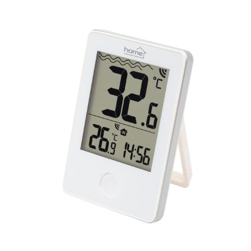 Home HCP60 vezeték nélküli úszó hőmérő, külső-belső hőmérséklet, min/max hőmérsékletek rögzítése, pontos idő, elemes működtetés