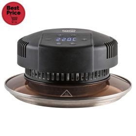 Home HG LS 1000 forró levegős sütőfedél, teljesítmény 1000 W, 45 °C – 220 °C-ig állítható hőmérséklet, max. ∅24 cm edényméret   Home HG LS 1000 forró levegős sütőfedél, teljesítmény 1000 W, 45 °C – 220 °C-ig állítható hőmérséklet, max. ∅24 cm edényméret