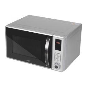   Home HG MH 23 GR mikrohullámú sütő grill funkcióval, digitális, 800 W, 23 literes, gyerekzár, szürke