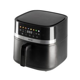 Home HGAF8 digitális air fryer, forrólevegős fritőz, 8 liter kapacitás, 2000 W, hőmérsékleti tartomány 80 – 200 °C   Home HGAF8 digitális air fryer, forrólevegős fritőz, 8 liter kapacitás, 2000 W, hőmérsékleti tartomány 80 – 200 °C