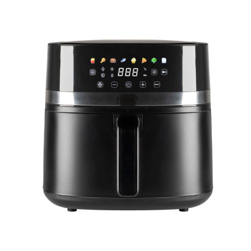 Home HGAF8 digitális air fryer, forrólevegős fritőz, 8 liter kapacitás, 2000 W, hőmérsékleti tartomány 80 – 200 °C