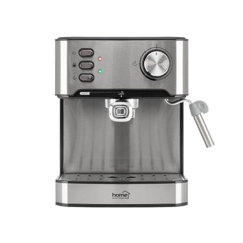 HOME HGPR15 presszókávé főző, 15bar, inox, tejhabosítás, elektronikus vezérlés, automatikus kikapcsolás